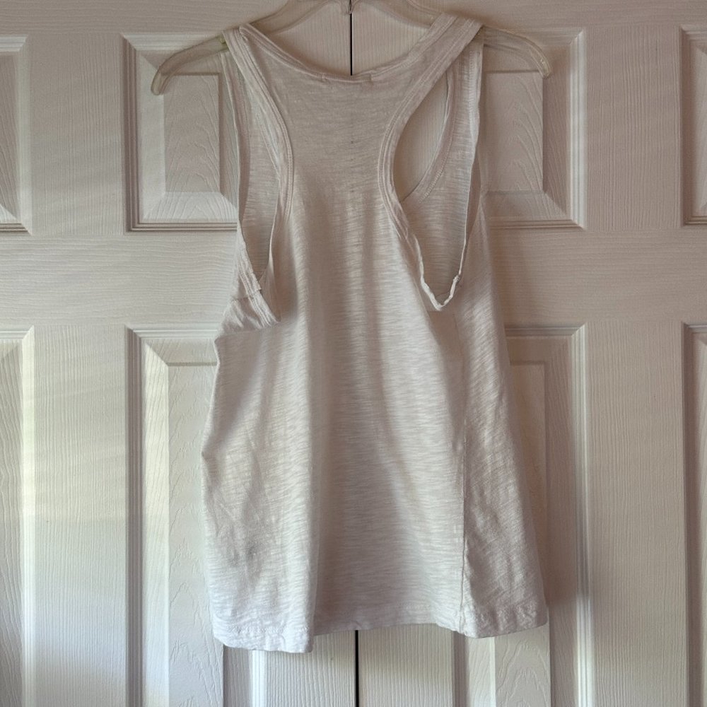 White Tank Top Racerback - Picture 4 of 11